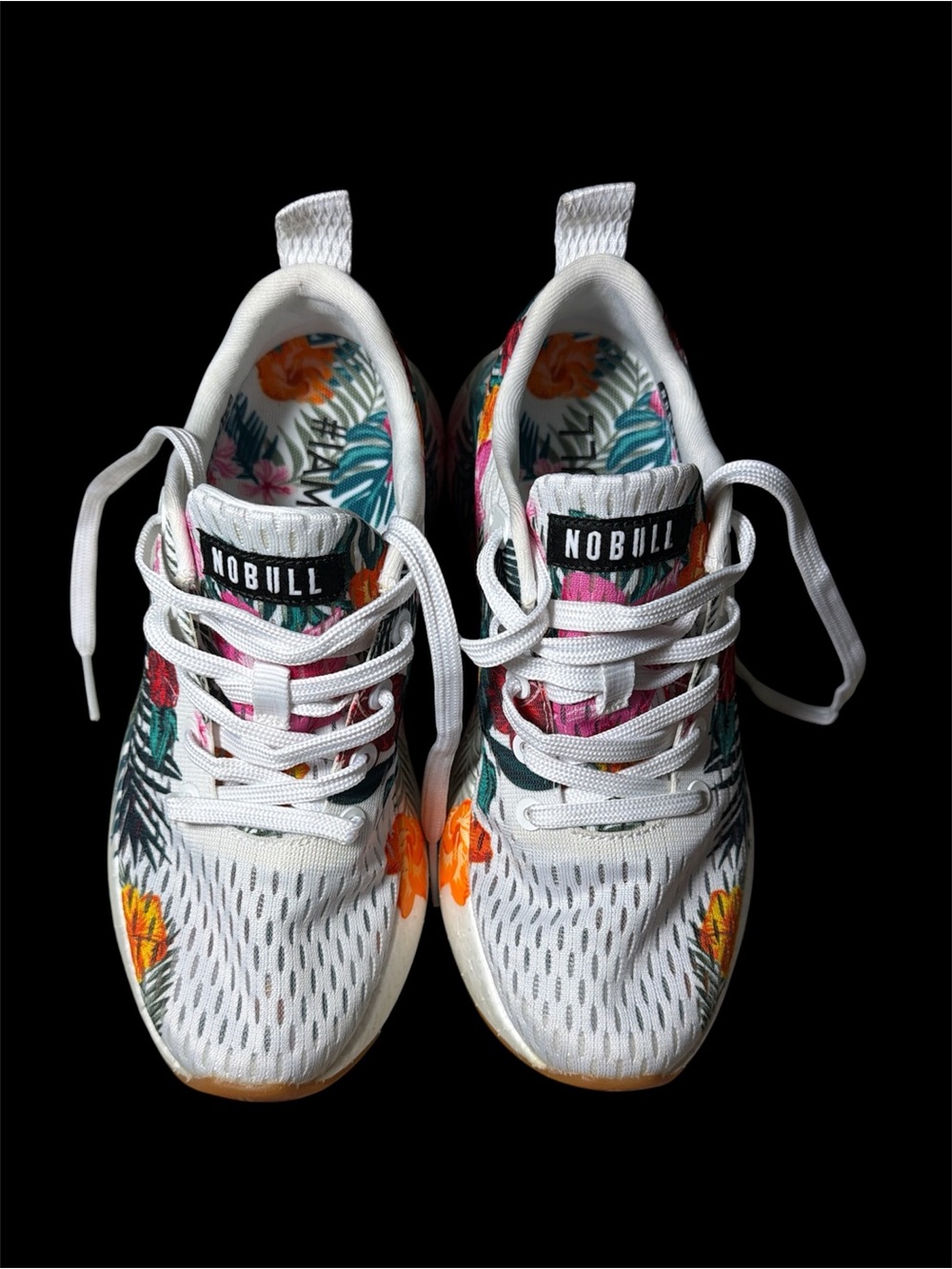 NOBULL White Floral Tropical Trainer - Picture 5 of 6